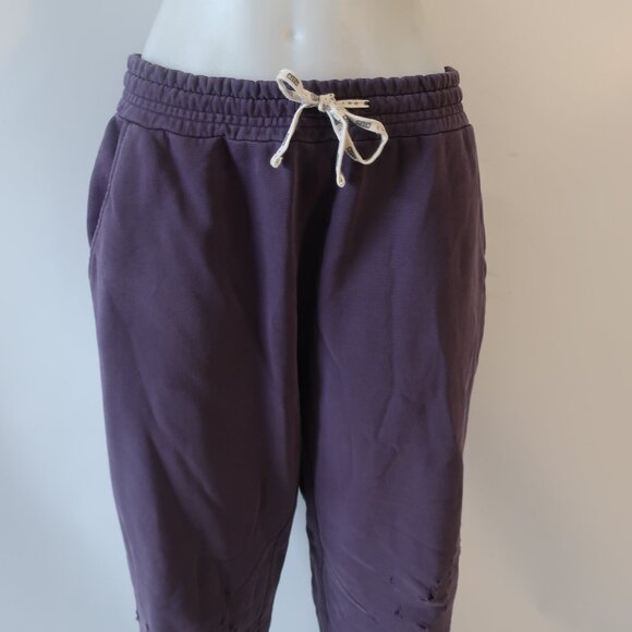 Mens Iro x KITH Plum Distressed Drawstring Jogger Sweatpants L - Picture 4 of 11